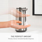 Sensor Pump Foam, 10 oz Automatic Foaming Soap Dispenser for Kitchen and Bathroom, Touchless Motion Sensor, Variable