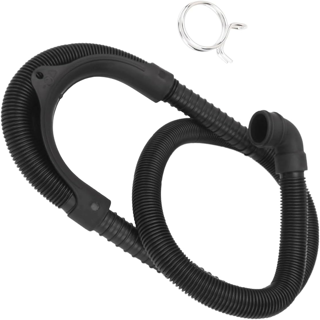 Upgraded Washer Drain Hose Replacement for Whirlpool WTW5020SW0 WTW5025SW0 WTW5057LW0 WTW5057LW1 WTW5100HC0 WTW5100HC1 WTW5100HC2 WTW5100HC3 WTW5100HC5 WTW5100HW0 WTW5100HW2 WTW5100HW3 WTW5100HW5