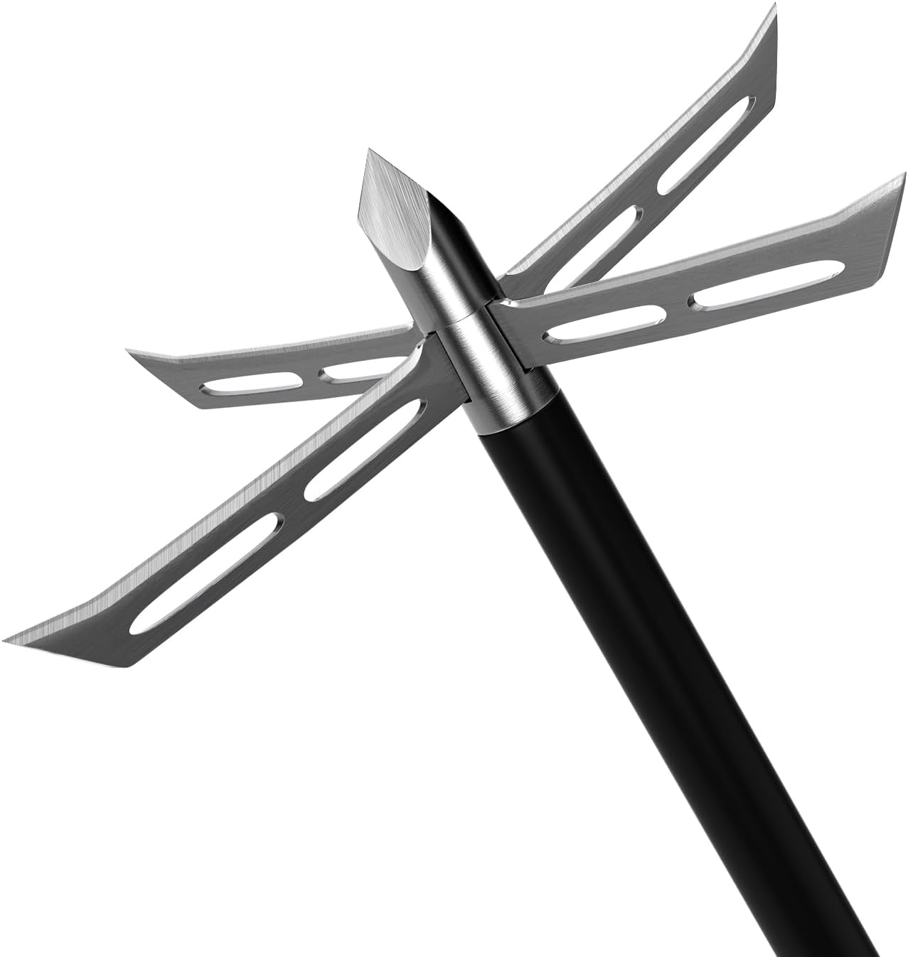Archery Broadheads, 3PCS 4 Fixed Blade Turkey Hunting Broadheads 200Gr Arrowhead Stainless Steel Bow and Arrow
