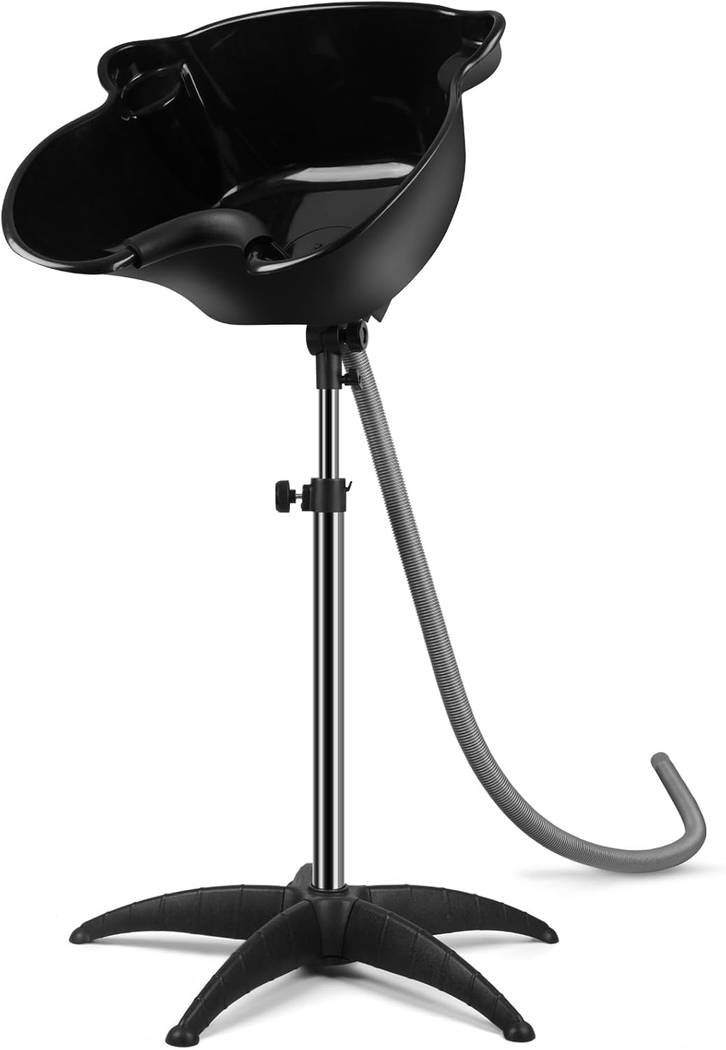 Portable Shampoo Bowl, 270° Rotating Salon Sink, Height Adjustable | Portable Height Adjustable Shampoo Bowl with