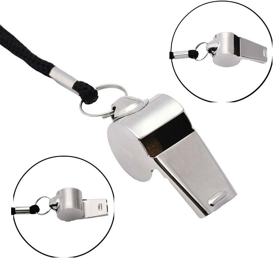 Sports and Referee Digital Stopwatch Timer/W Bonus Stainless Steel Coach Whistle with Lanyard