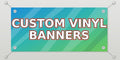 Custom Small Vinyl Banner - Personalized Sign for Business, Birthdays, Holidays & Special Events (13 oz