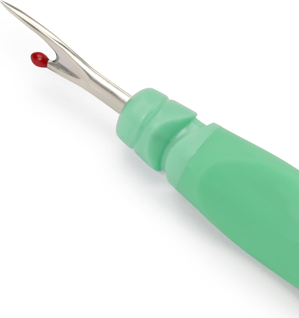 Ergonomic Design Small Seam Ripper (5110) | Soft grip sewing tool for removing stitches, seams, buttonholes;