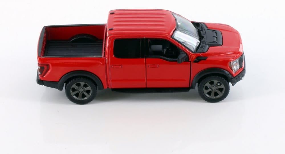 2022 Ford F-150 Raptor 5" 1:46 Scale Die Cast Model Toy Truck (Red)