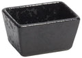 PSBL Artisanal Porcelain Sugar Packet Holder, Black, 5-Ounces