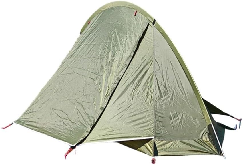 Lightweight Single Occupant Tent For Outdoor Activities 1.35 Kg 210T Ripstop Polyester Material PU3000 Rain