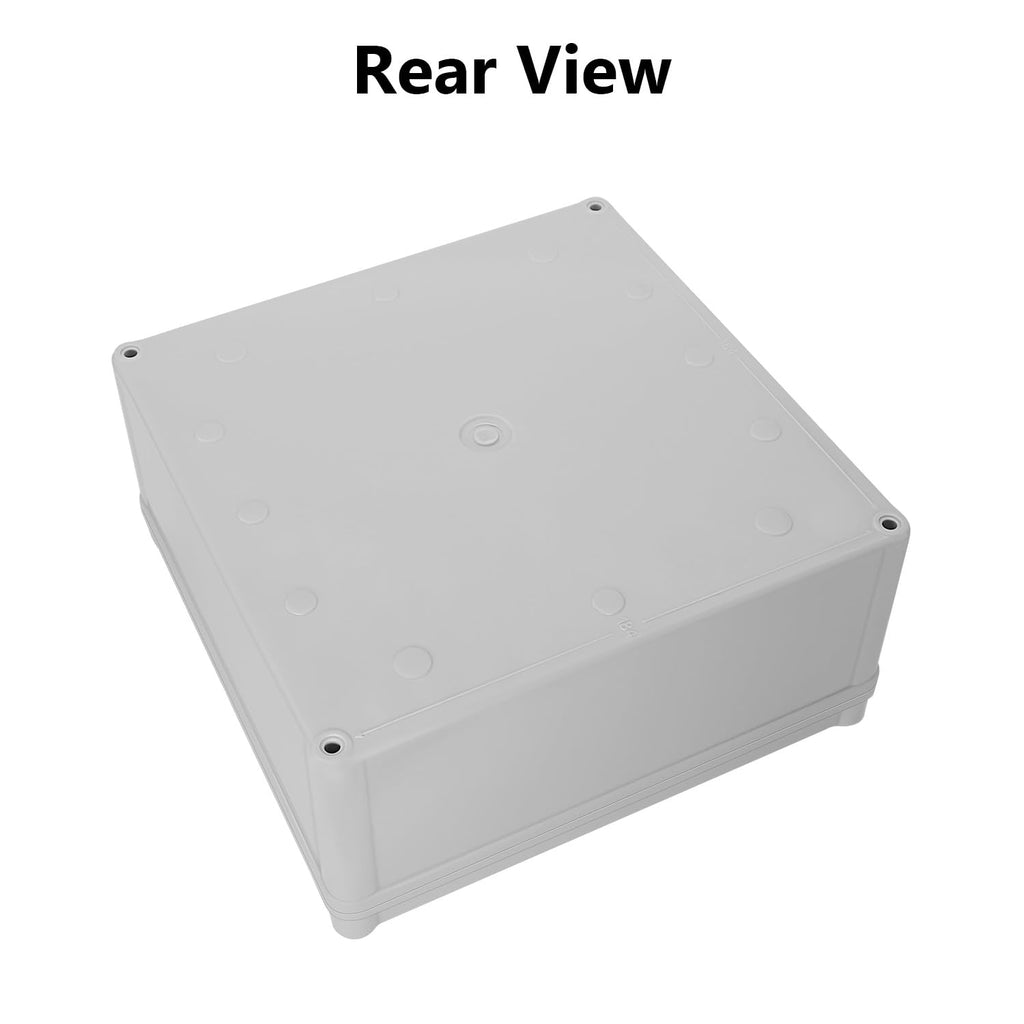 Junction Box IP67 Waterproof Dustproof ABS Plastic Project Box for Electrical Outdoor Enclosure Gray 7.9 x 7.9 x 3.7