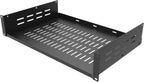 2U 19" Universal Vented Rack Mount Cantilever Server Shelf