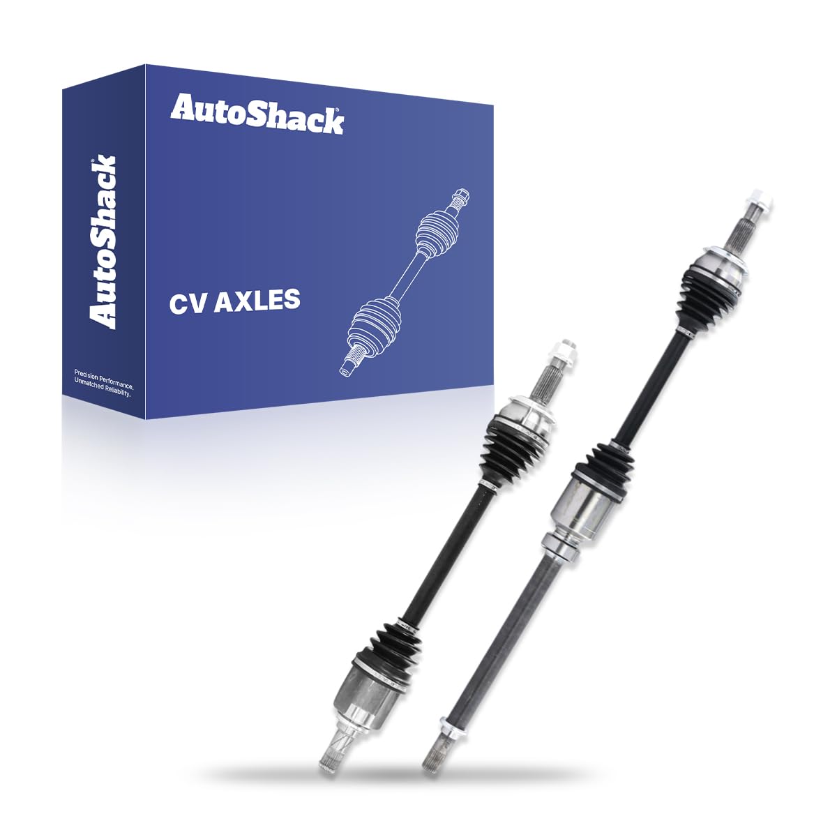 AutoShack Front CV Axle Shaft Assembly, 2pcs