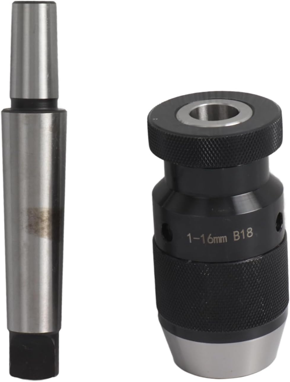 Lathe Chuck, MT3 B18 Drill Chuck, 5/8 Capacity Manual Hand Drill for Drilling Machines, Milling Machines, Lathes and Boring Machines