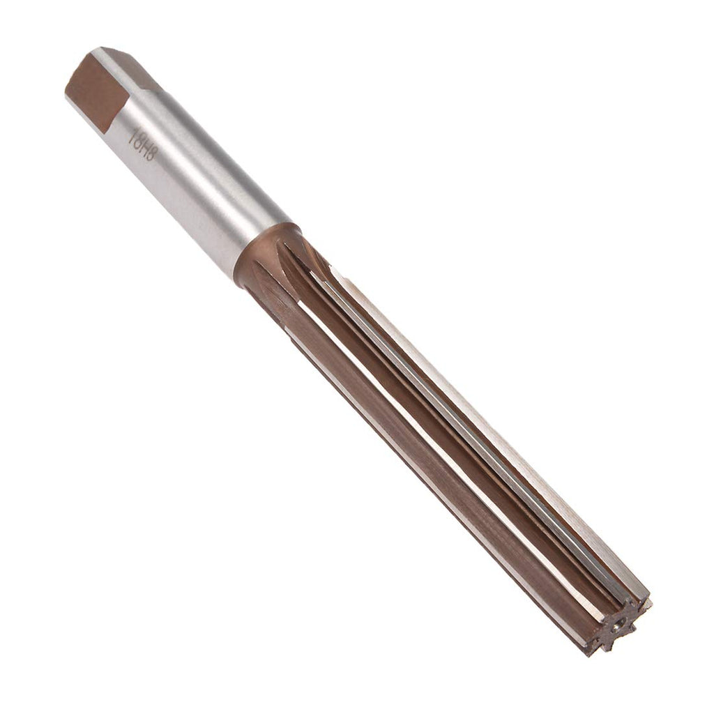 uxcell Hand Reamer 18mm Alloy Tool Steel H8 8 Straight Flutes Hand
