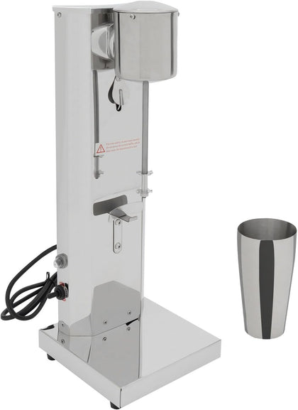 180W Electric Milkshake Machine, Single-Spindle Drink Mixer, 2 Speed Adjust