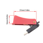 Ruiwaer 6PCS Trigger Switch High Sensitivity Trigger Switch High Sensitivity Stable Reliable Trigger Switch for Welding Torch, Red and Black