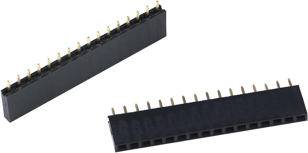 Antrader 30pcs 2.54mm 16Pin PBC Female Header Socket Connector Strip