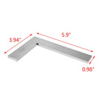 T Tulead 5.9"×3.94" Machinist Square L Ruler Measuring Tool with Scale