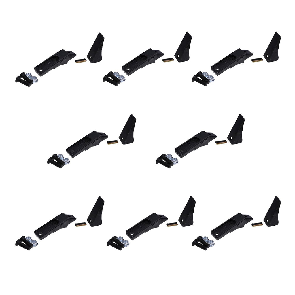 Lesurey 8Pcs Bucket Teeth Assembly 6737322Y 6737324 Compatible with Bobcat