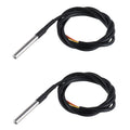 BOJACK DS18B20 1M Temperature Sensor Probe Stainless Steel(Pack of 2）
