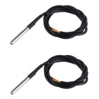 BOJACK DS18B20 1M Temperature Sensor Probe Stainless Steel(Pack of 2）
