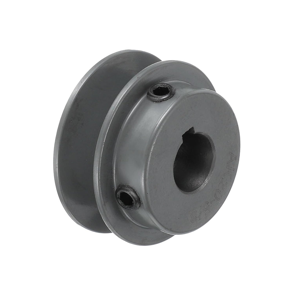 uxcell AK20-5/8 V-Belt Sheave 5/8" Bore, 2" OD, Single Groove Web Sheave
