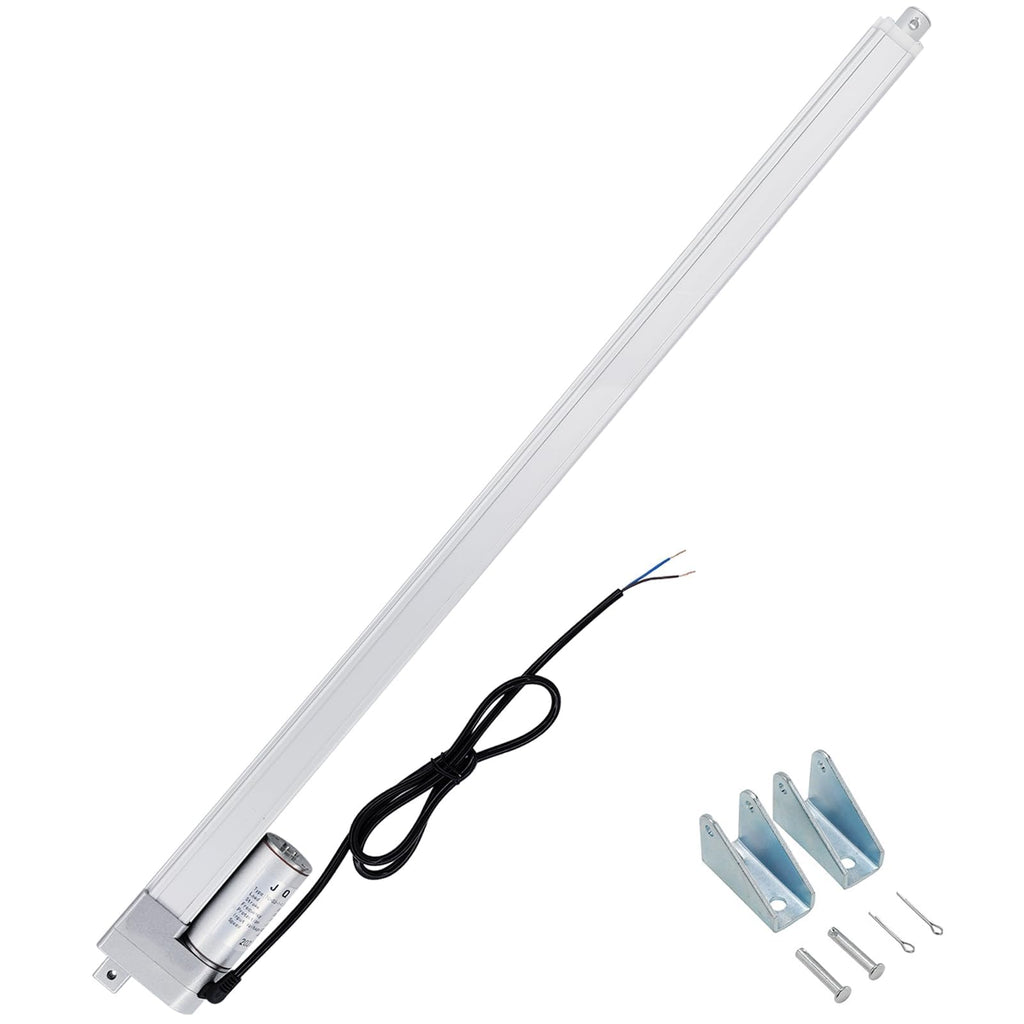 JQDML 12V High Speed Linear Actuator 66lbs - 32 Inch Stroke IP54 Waterproof
