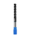 1/2in Solid Carbide Long End Mill, 4 Flutes, 30 Degree Helix