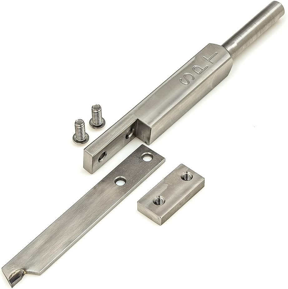 Simple Woodturning Tools Carbide Parting and Grooving Tool for Wood Turning Lathe (No Handle), USA Made
