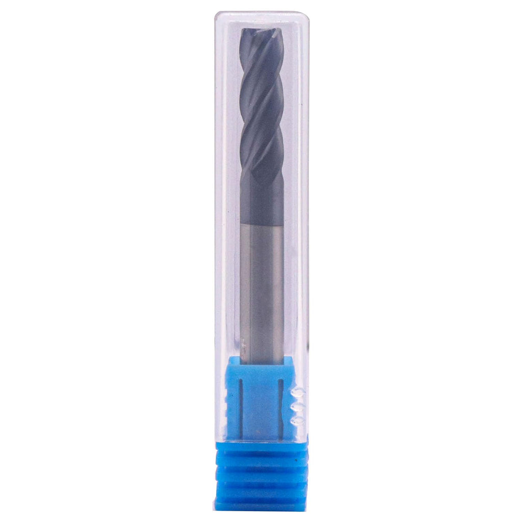 SEFHLI 4 Flute Solid Carbide Square End Mill Set(5Pcs, 1/4in), AlTiN Coated