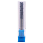 SEFHLI 4 Flute Solid Carbide Square End Mill Set(5Pcs, 1/4in), AlTiN Coated