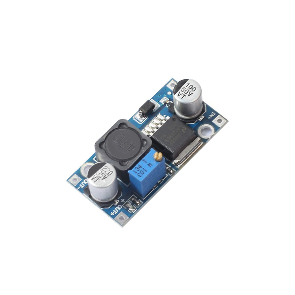 DEVMO 10 Pack LM2596 LM2596S DC-DC Step Down Variable Volt Regulator Input 3.0-40V Output 1.5-35V Adjustable Buck Converter Electronic Voltage Stabilizer Power Supply Module