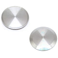 QiiMii 4 Inch Sanitary Tri Clamp Clover Solid End Cap Stainless Steel 304, 2 Pack
