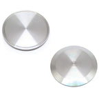 QiiMii 4 Inch Sanitary Tri Clamp Clover Solid End Cap Stainless Steel 304, 2 Pack