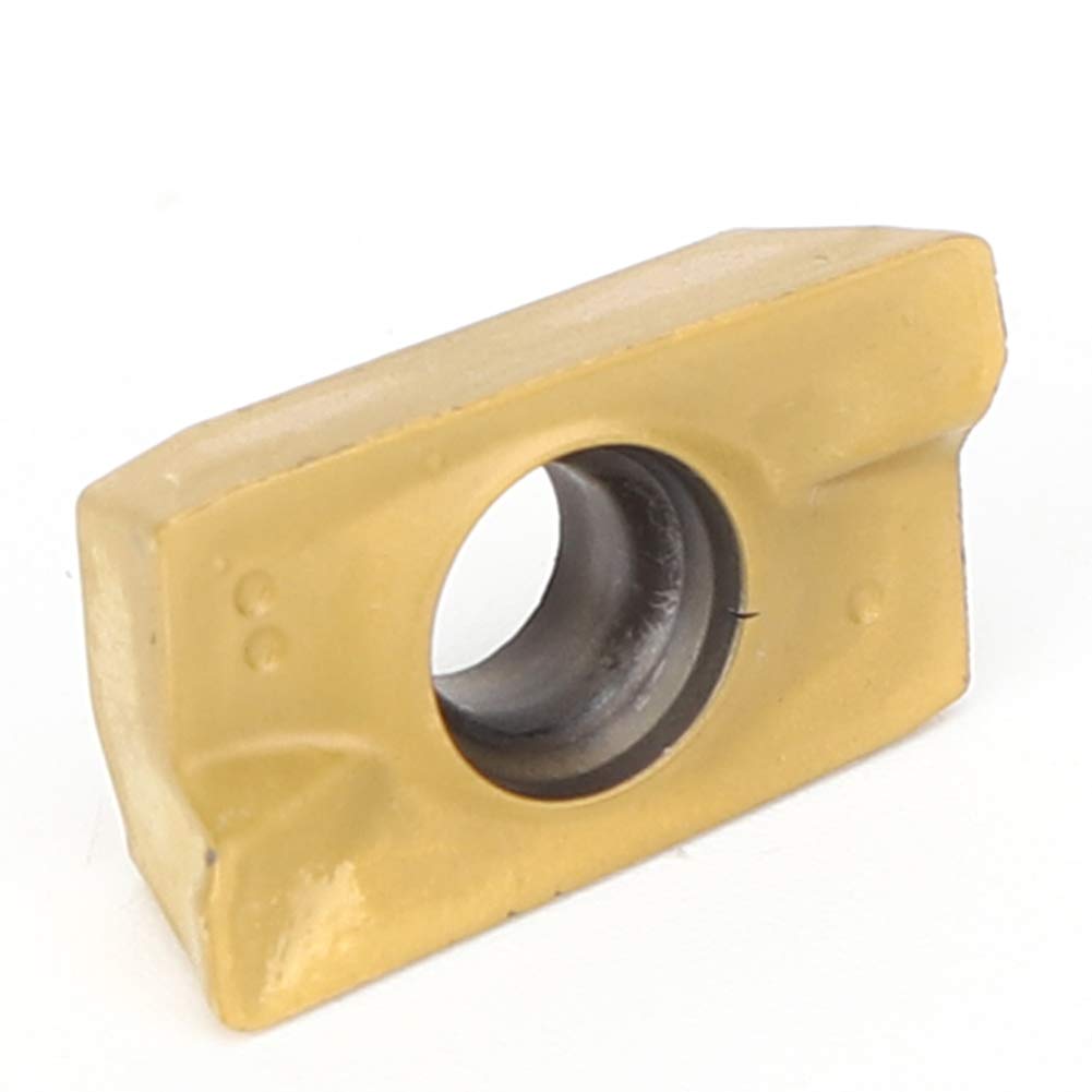 ViaGasaFamido Turning Inserts, 10PCS APMT1604 Carbide Indexable Milling Insert, 15-50HRC Hardness, Cemented Lathe Turning Inserts, Cutting Tools for Milling Inserts Tool Holders