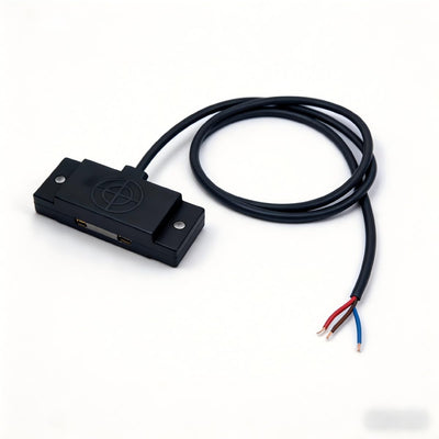 jussming Capacitive Level Sensor 5-24V DC, Adjustable 1-10mm Range, Detects Liquids, Metals, Plastics for Industrial Automation