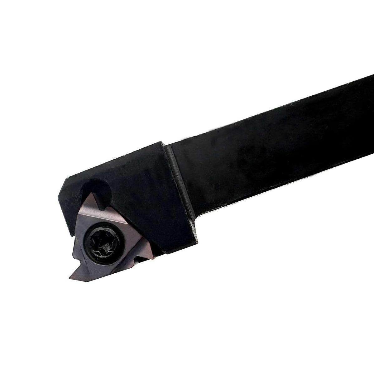 1/2inch Shank SER1212H16 Threading Tool Holder Right Hand External Threading with 10pcs 16ER AG60 Threading Carbide Inserts for Stainless Steel Cutting