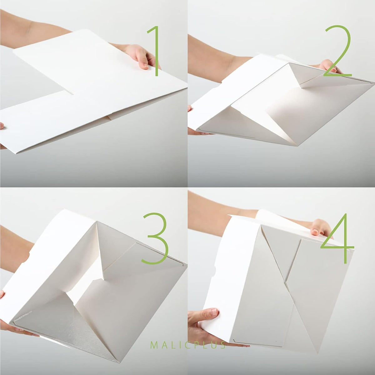 White Gift Boxes with Lids for Presents,8x8x4 Inches,10 Pack