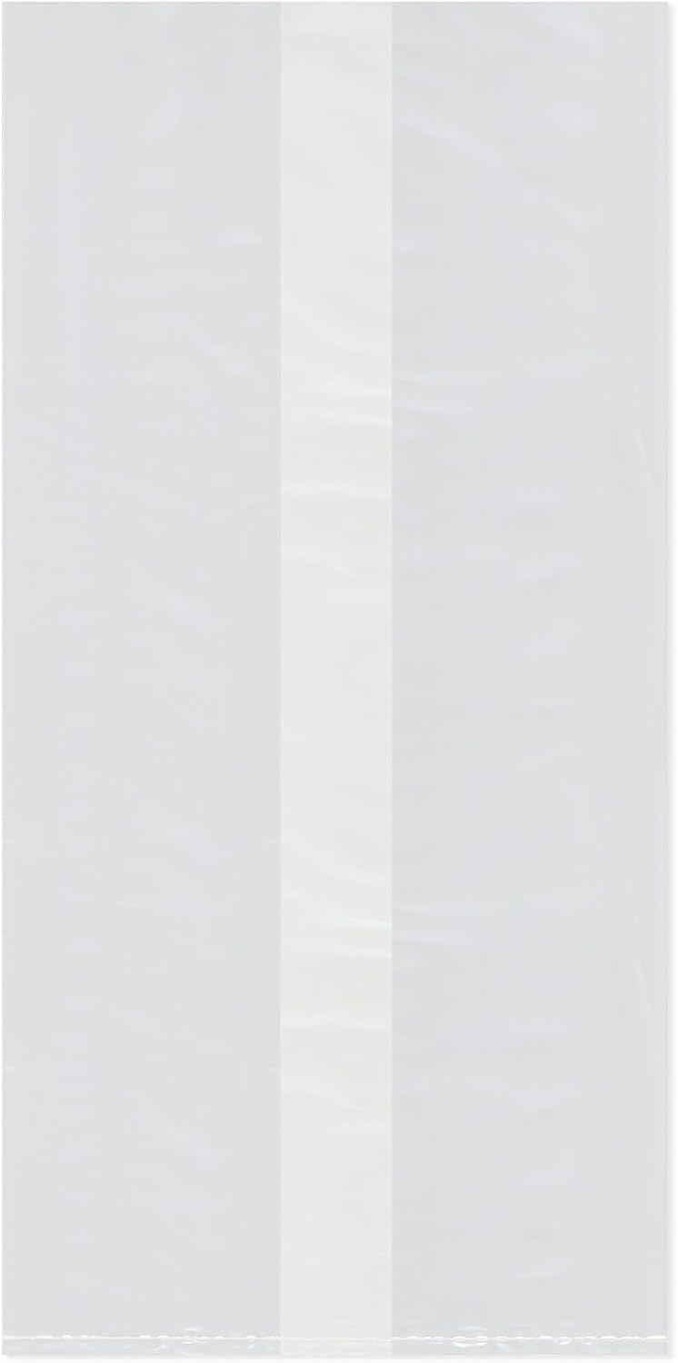 12 x 10 x 24 inch, 2 Mil Gusseted Bags (Pack of 100)