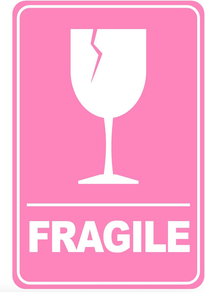 2x3'' 200 PCS Fragile Stickers for Shipping Adhesive Labels