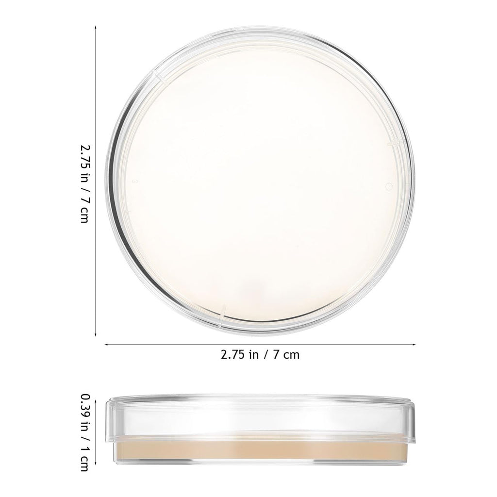 Nutrient Agar Plates 70mm Ready-to-use Agar Plates, Triple-Sealed Petri Dishes for Classroom, DIY Science Projects &