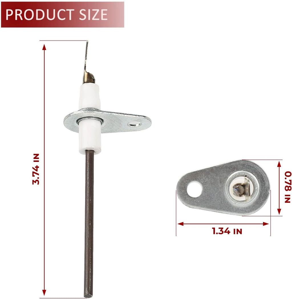 Seentech 0130F00010 Furnace Flame Sensor - Compatible with Goodman Amana Janitrol Furnaces - Replaces B11726-06 B1172606 AP4513976 20488501 P1257001F ACS90453BXA P1257007F (Pack of 2)