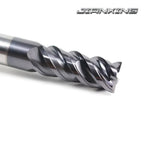 JIANXING 8mm 4-Flute Carbide Square End Mill, 60mm OAL, 1 Pc