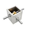Gearbox Worm Gear Gearbox 8mm Shaft 1:15 1:20 1:25 1:30 1:35 Transmission Steering Turnine Reducer Angle Device Commutator Steering Direction(1 to 35 Ratio)