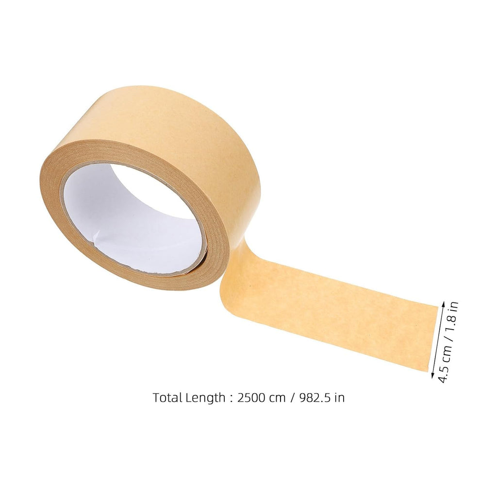 Kraft Paper 1.8 Inch Reinforced Packing Tape Water Activated Brown