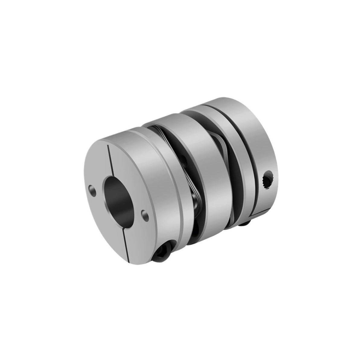Diaphragm Couplings Aluminum Alloy D26L35 Double Diaphragm Coupling Elastic Connector D26mm L35mm Ball Screw Step servo Motor Encoder Computer(10x10)