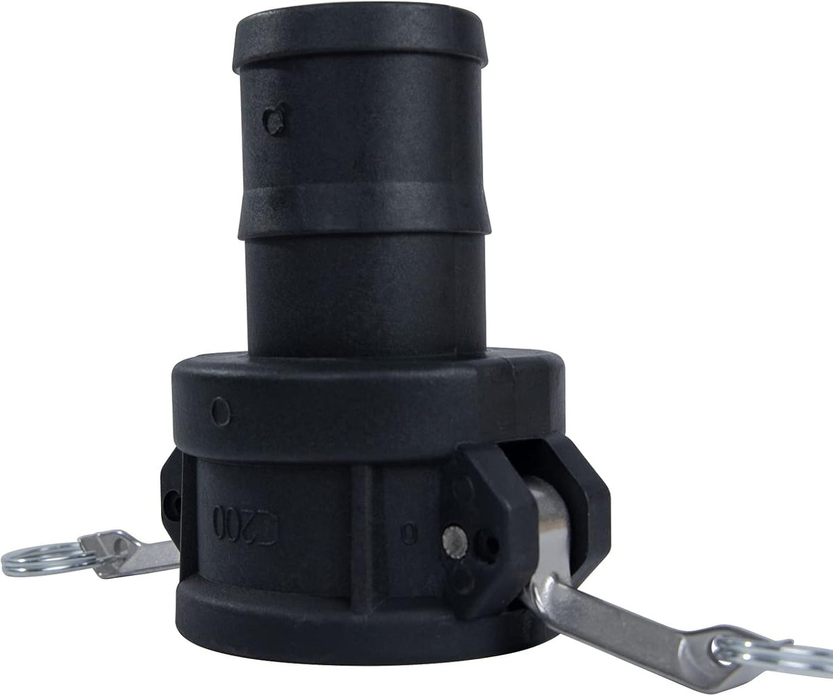 2" Poly Camlock Fittings - Standard Type C Female Coupler x 2" Hose End With Camlock Gasket