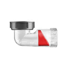 QruiLanTu Sink Trap 1 1/2'' P-Trap Replacement Upgrade Visible Sink Drain Backflow Preventer for Kitchen, Bathroom,RV， Garbage Disposal Sink Drain Fittings