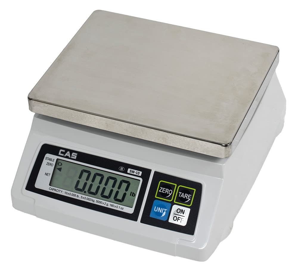 SW-20 Kitchen Portion Scale - NTEP-Certified & Water-Resistant (20lb)