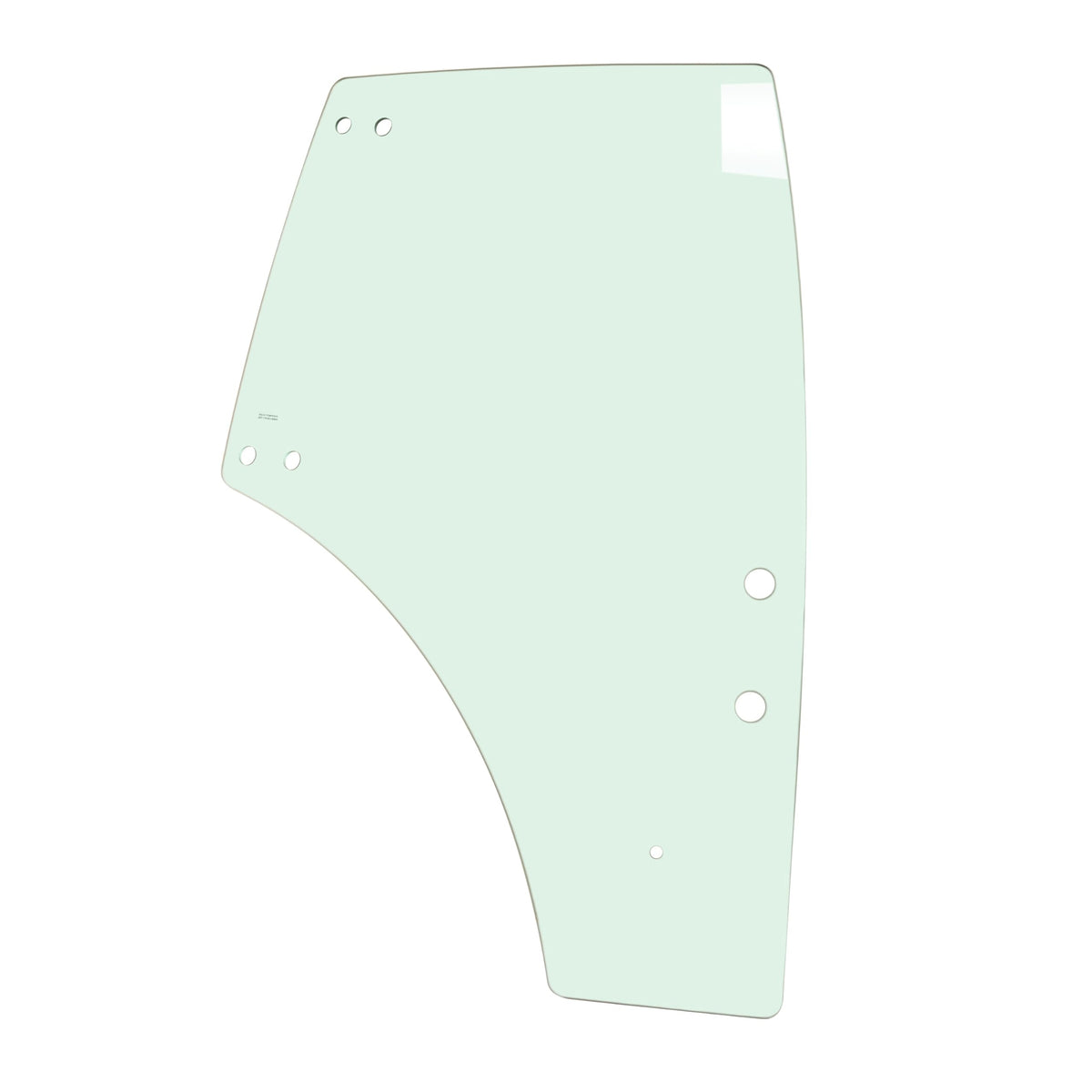 WUTIST Right Side Door Glass Compatible with Kubota DOT-Certified