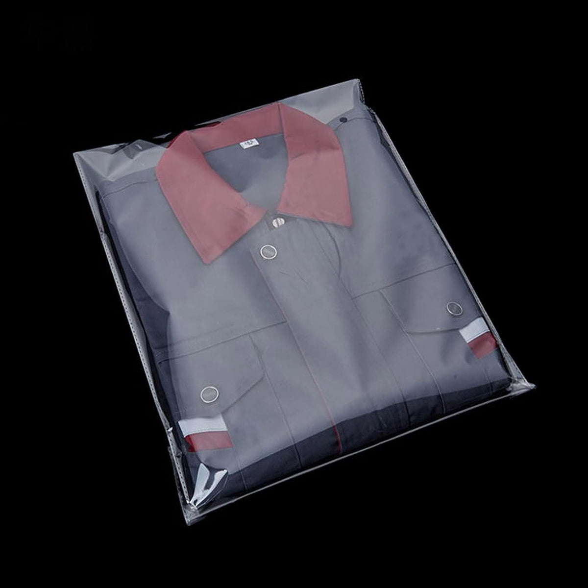 Clear Self Sealing Cellophane Bags for Shirts, 10x14 Inch, 100 Pcs