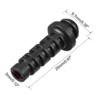uxcell 20pcs 3mm Inner Dia PVC Strain Relief Cord Boot Protector Power Tool Hose Black