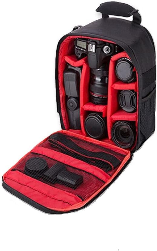Waterproof SLR/DSLR Camera Backpack Shoulder Bag Travel Case For Canon Nikon Sony Digital Lens Medium